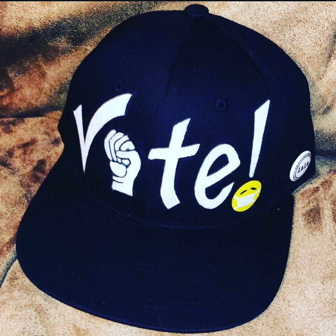 Stand for something or fall for anything — hand-painted piece